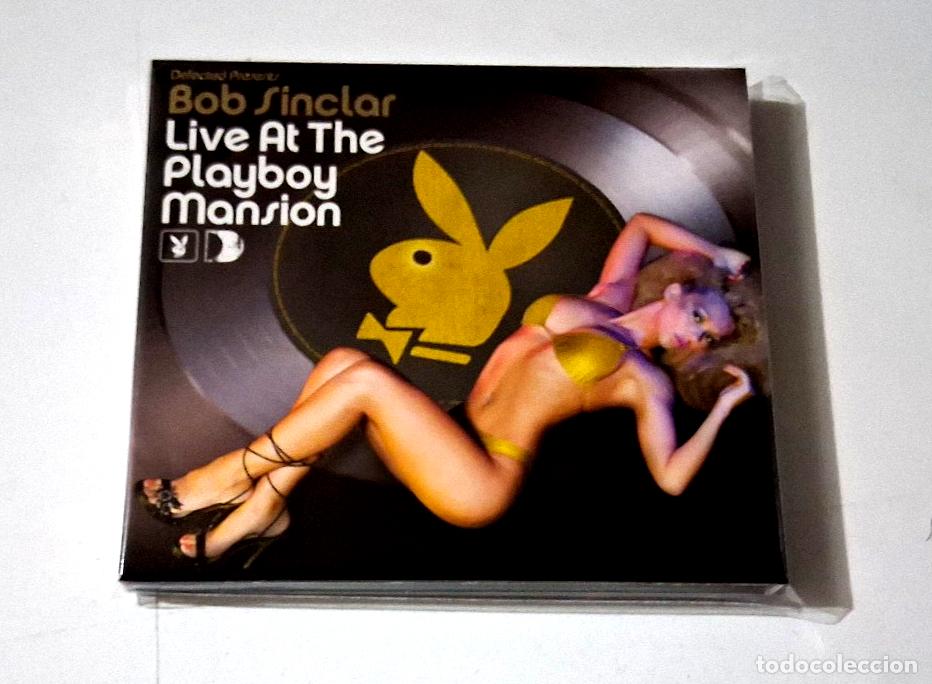 Music CDs: CD &rdquo;BOB SINCLAR LIVE AT THE PLAYBOY MANSION&rdquo; 2CD 38 TRACKS COMO NUEVO DIGIPACK