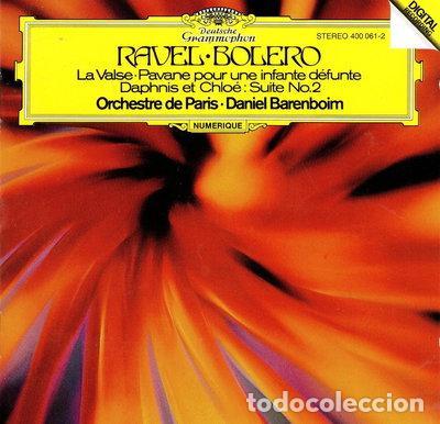 CDs de M&uacute;sica: Ravel: Bol&eacute;ro; Pavane pour une infante d&eacute;funte; Daphnis et Chlo&euml;- 0028940006128
