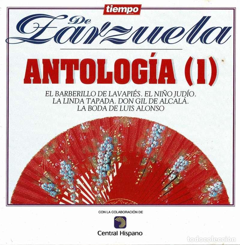 CDs de M&uacute;sica: Tiempo de Zarzuela 12. Antolog&iacute;a (1). El Barberillo de Lavapi&eacute;s. El ni&ntilde;o jud&iacute;o. CD