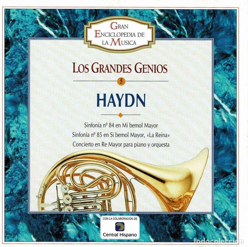 CDs de M&uacute;sica: Haydn - Sinfon&iacute;a N&ordm; 84. Sinfon&iacute;a N&ordm; 85. Concierto en Re Mayor para piano y orquesta. Los Grandes Gen