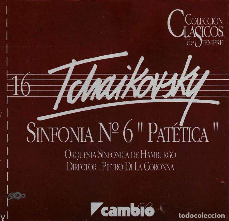 CDs de M&uacute;sica: Tchaikovsky - Sinfon&iacute;a N&ordm; 6 Pat&eacute;tica. Cl&aacute;sicos de Siempre 16. CD