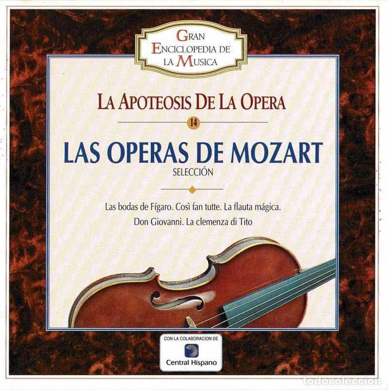 CDs de M&uacute;sica: Mozart - Las Operas de Mozart. La Apoteosis de la Opera. CD