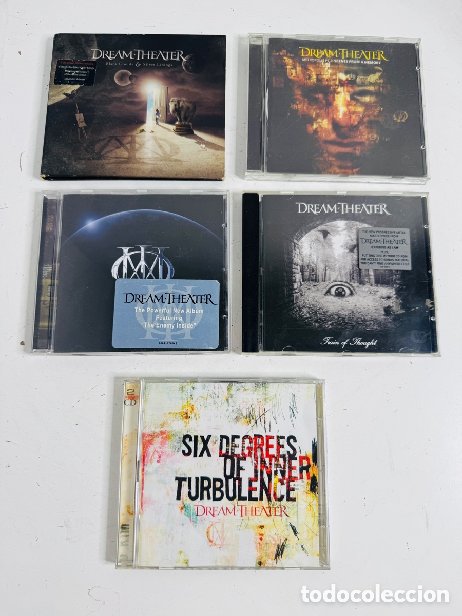 CDs de M&uacute;sica: Lote CD banda de metal progresivo Dream Theater