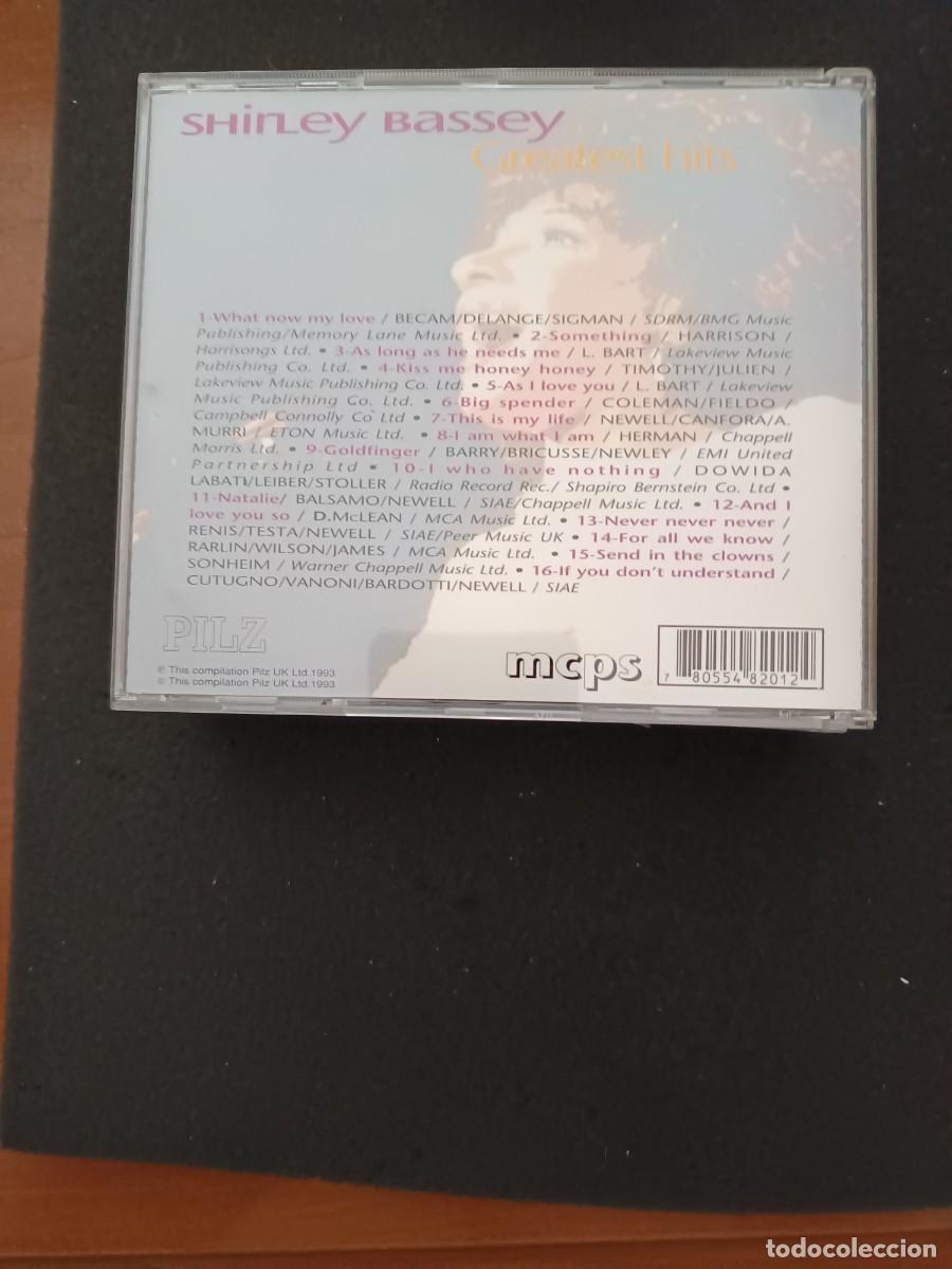 CDs de m&uacute;sica: SHIRLEY BASSEY. GREATEST HITS - Foto 2