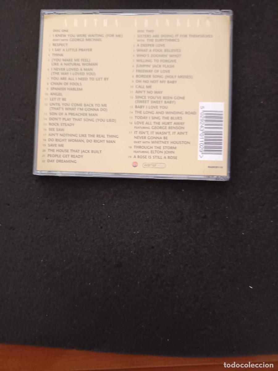 CDs de m&uacute;sica: 2 CD. ARETHA FRANKLIN. GREATEST HITS. 2 CD - Foto 2