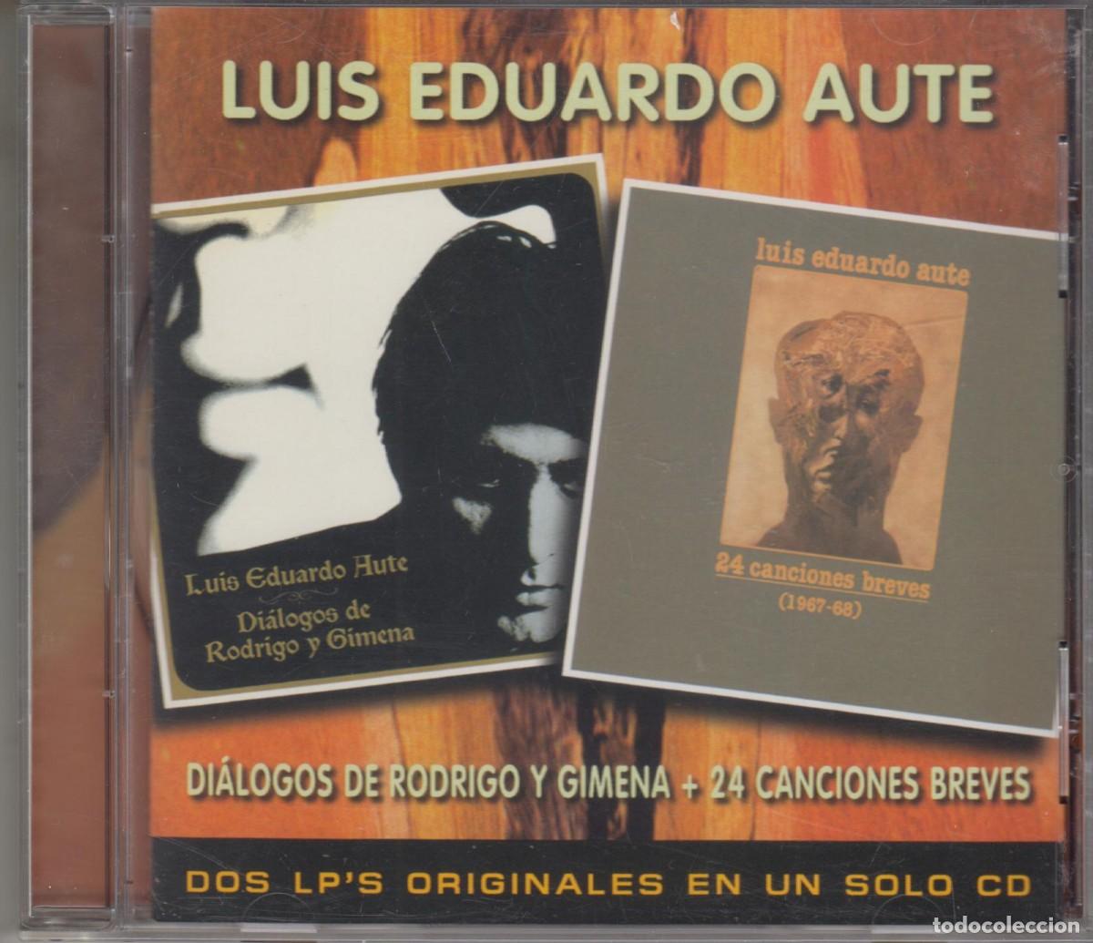 CDs de M&uacute;sica: Luis Eduardo Aute cd Di&aacute;logos de Rodrigo y Gimena / 24 canciones breves 1999