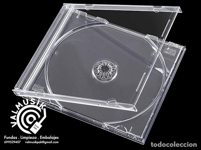 Music CDs: 25 CAJAS CD JEWEL BANDEJA TRANSPARENTE - NUEVAS A ESTRENAR
