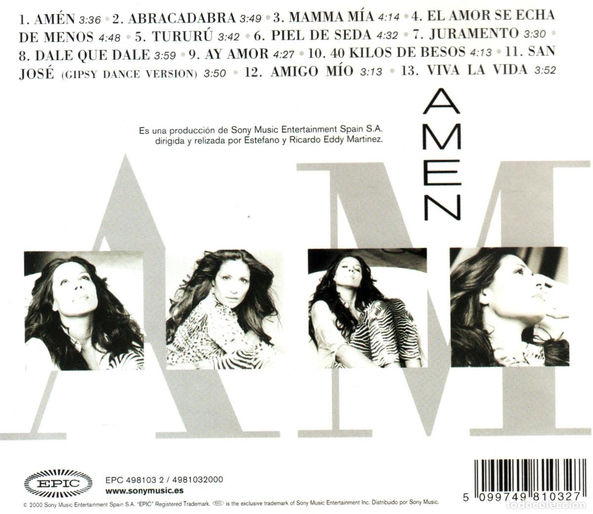 CDs de m&uacute;sica: AZUCAR MORENO. AMEN. CD. - Foto 2