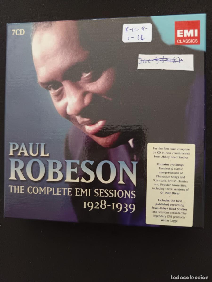 CDs de Musique: CAJA 7 CD. PAUL ROBESON. THE COMPLETE EMI SESSIONS. 1928-1939. 7 CD
