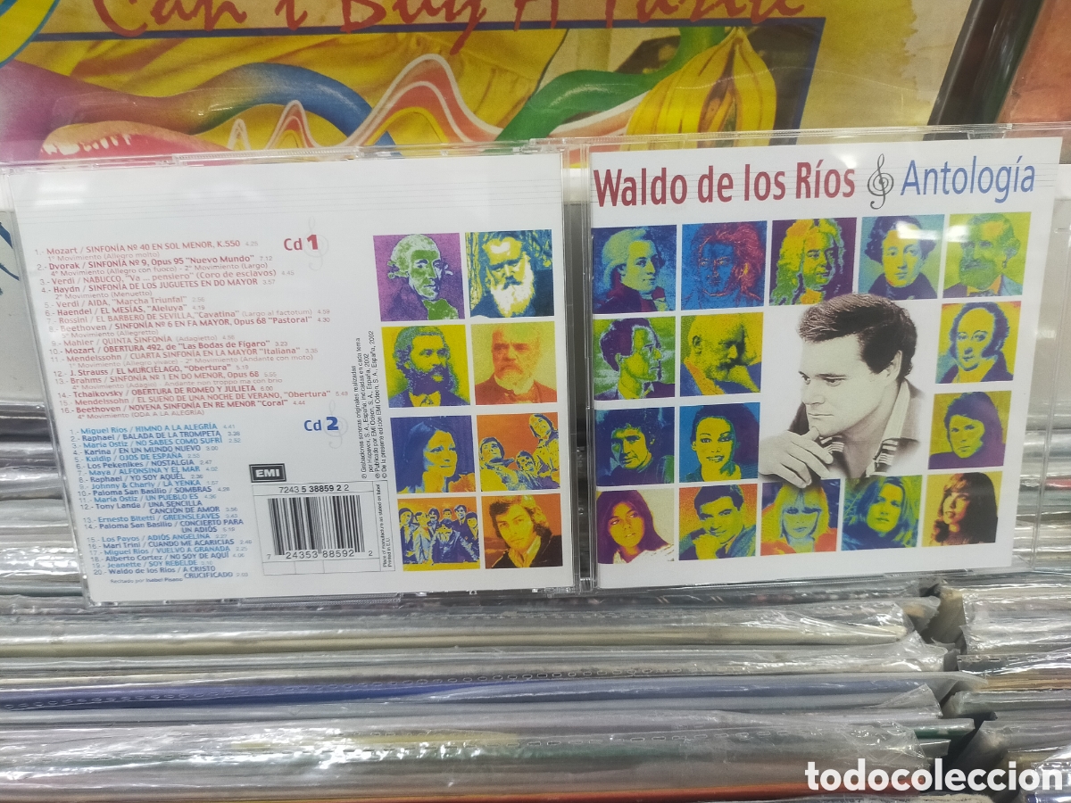 CDs de Musique: Waldo de los r&iacute;os doble CD antolog&iacute;a 2002