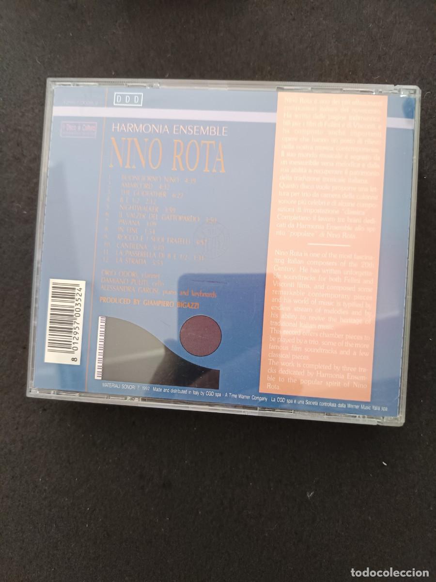 CDs de m&uacute;sica: NINO ROTA. HARMONIA ENSEMBLE - Foto 2