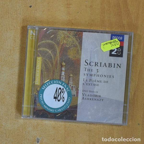 CDs de M&uacute;sica: SCRIABIN - THE 3 SYMPHONIES - CD