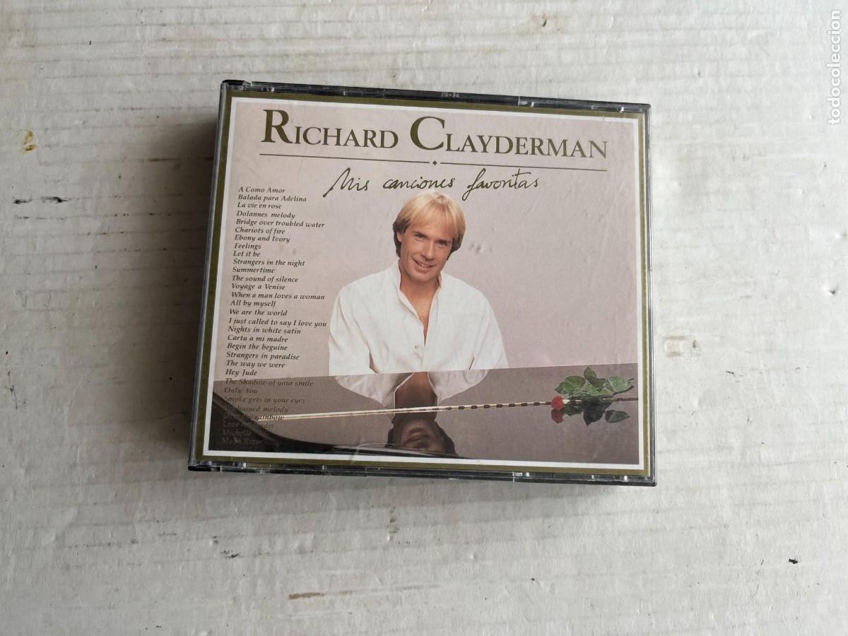 CDs de M&uacute;sica: RICHARD CLAYDERMAN MIS CANCIONES FAVORITAS CAJA GRANDE 2 CDS - CD MUSICA KREATEN