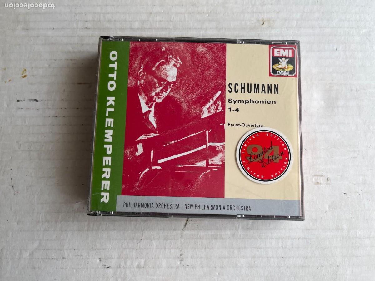 CDs de M&uacute;sica: SCHUMANN SYMPHONIES NOS 1-4 KLEMPERER CAJA GRANDE 2 CDS - CD MUSICA KREATEN