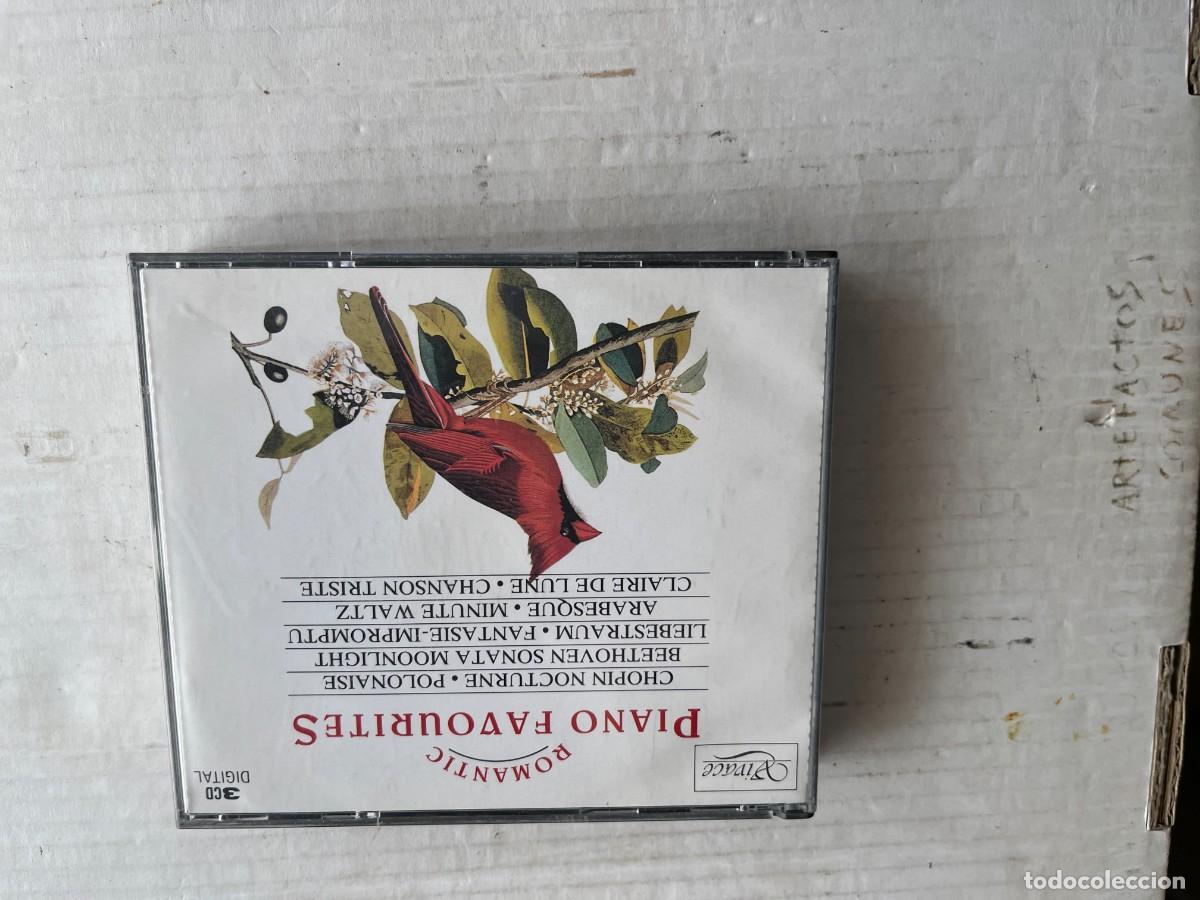 CDs de M&uacute;sica: ROMANTIC PIANO FAVOURITES CAJA GRANDE 3 CDS - CD MUSICA KREATEN