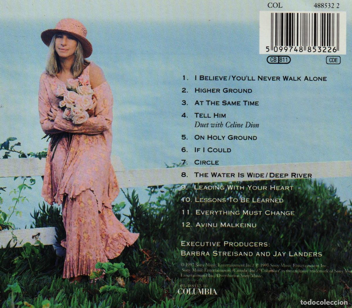 CDs de m&uacute;sica: BARBRA STREISAND. HIGHER GROUND. CD. - Foto 2