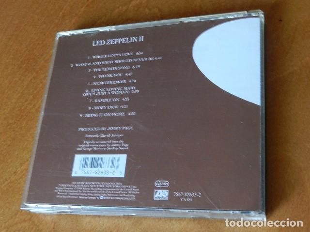 CDs de m&uacute;sica: CD Led Zeppelin II atlantic a&ntilde;o 1994 - Foto 2