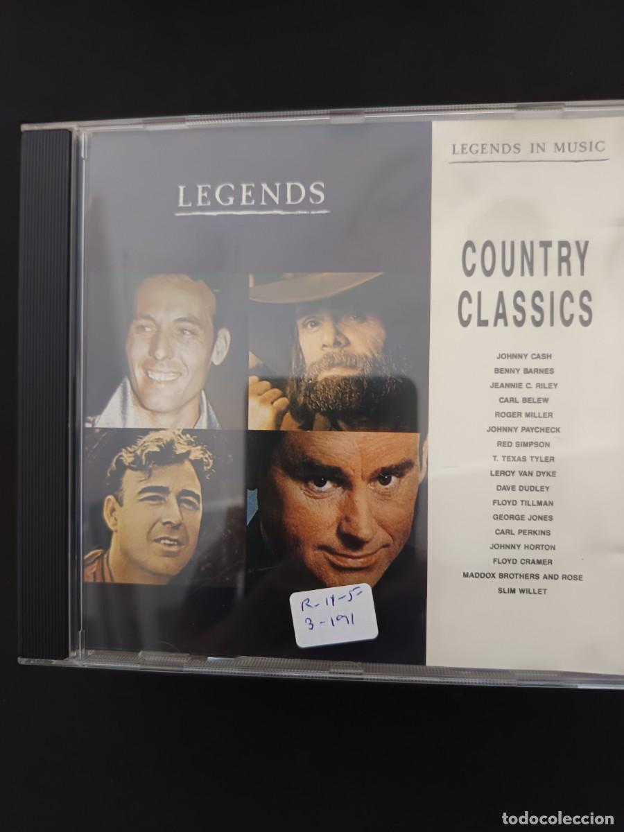 CDs de M&uacute;sica: LEGENDS. COUNTRY CLASSICS. LEGENDS IN MUSIC