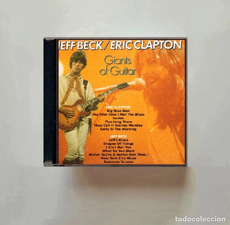 CDs de M&uacute;sica: ERIC CLAPTON. JEFF BECK. GIANTS OF GUITAR. CD.