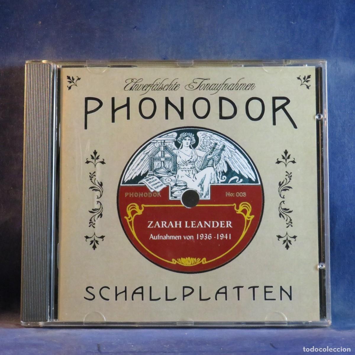 CDs de M&uacute;sica: ZARAH LEANDER &ndash; AUFNAHMEN VON 1936-1941 - CD