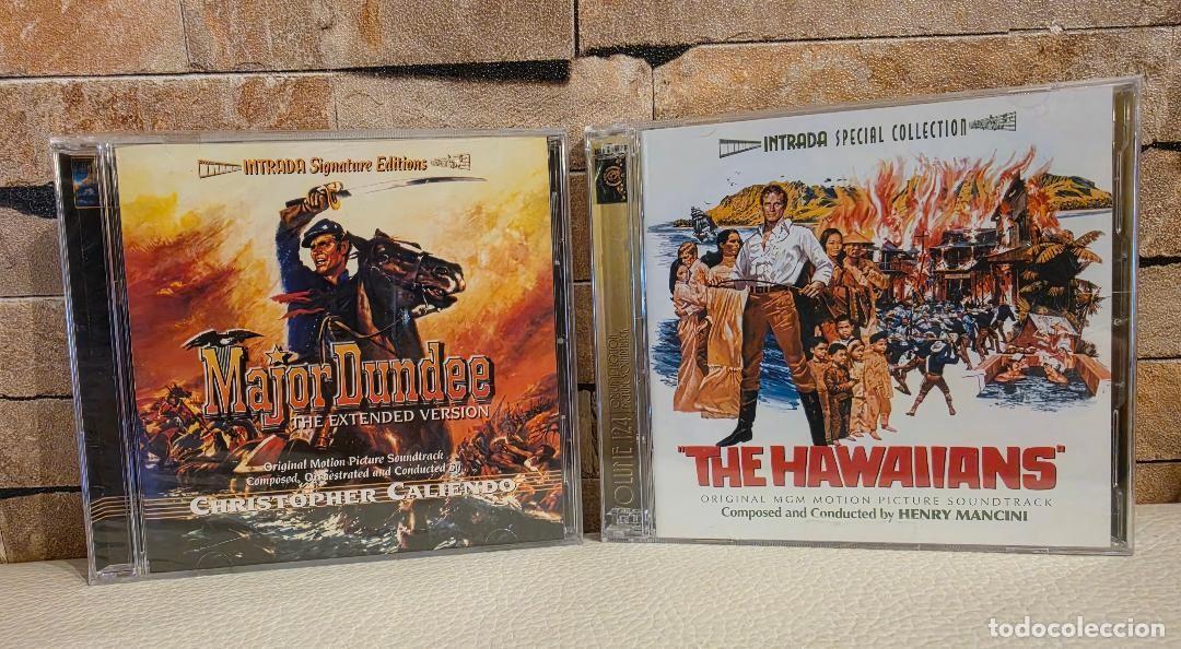 CDs de M&uacute;sica: LOTE 2 BANDAS SONORAS EXCLUSIVAS Y LIMITADAS - THE HAWALLANS 2 CD - HENRY MANCINI Y MAJOR DUNDEE