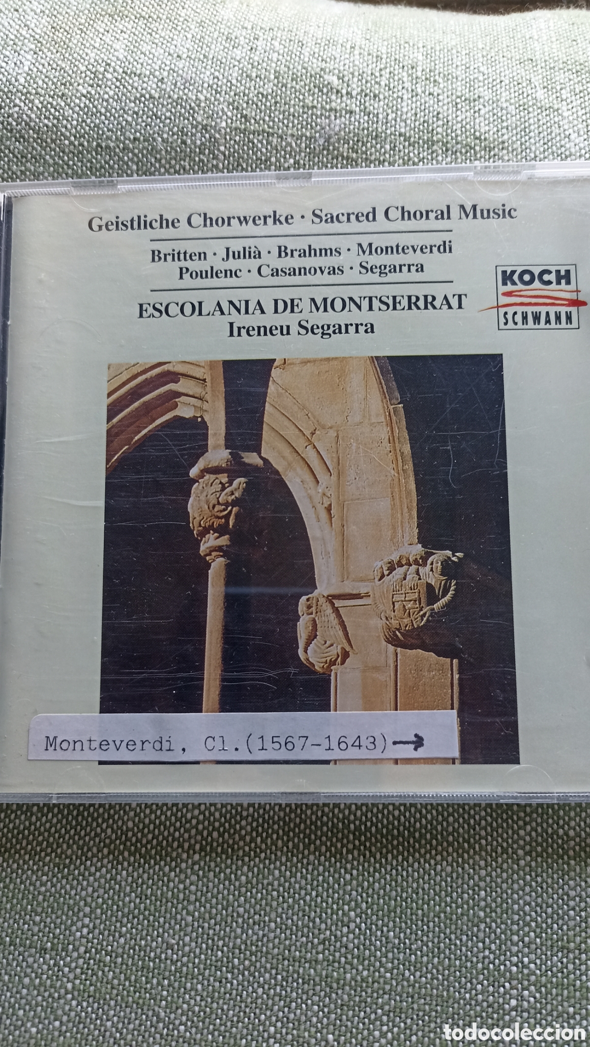 CDs de M&uacute;sica: Geistliche Chorwerke &middot; Sacred Choral Music&rdquo;, interpretado por la Escolan&iacute;a de Montserrat