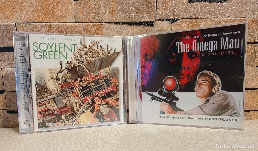 CDs de M&uacute;sica: LOTE 2 BANDAS SONORAS EXCLUSIVAS Y LIMITADAS - SOYLENT GREEN Y THE OMEGA MAN - NUEVAS Y PRECINTADAS