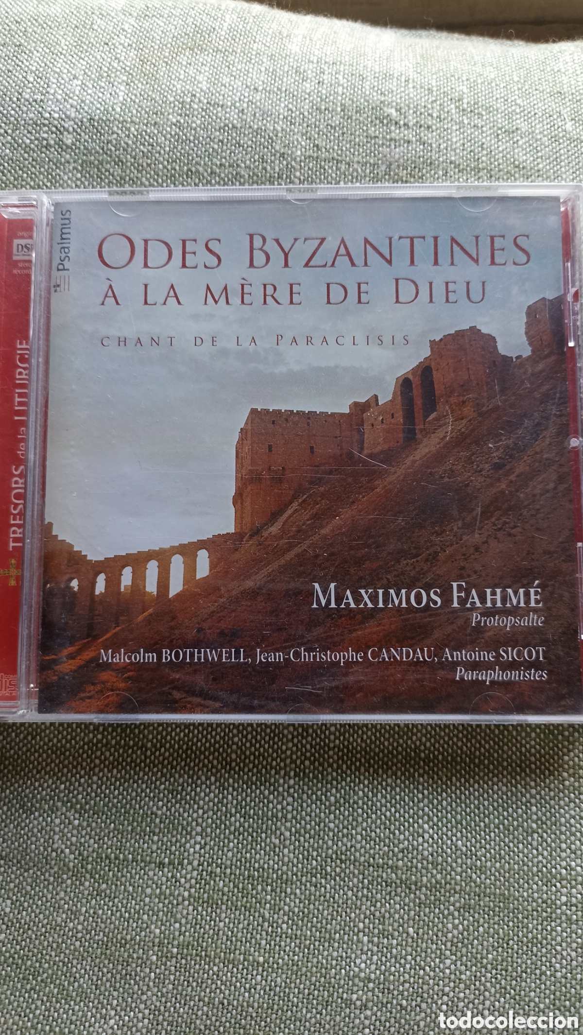 CDs de M&uacute;sica: &rdquo;Odes Byzantines &agrave; la M&egrave;re de Dieu&rdquo; del protopsalte Maximos Fahm&eacute;.