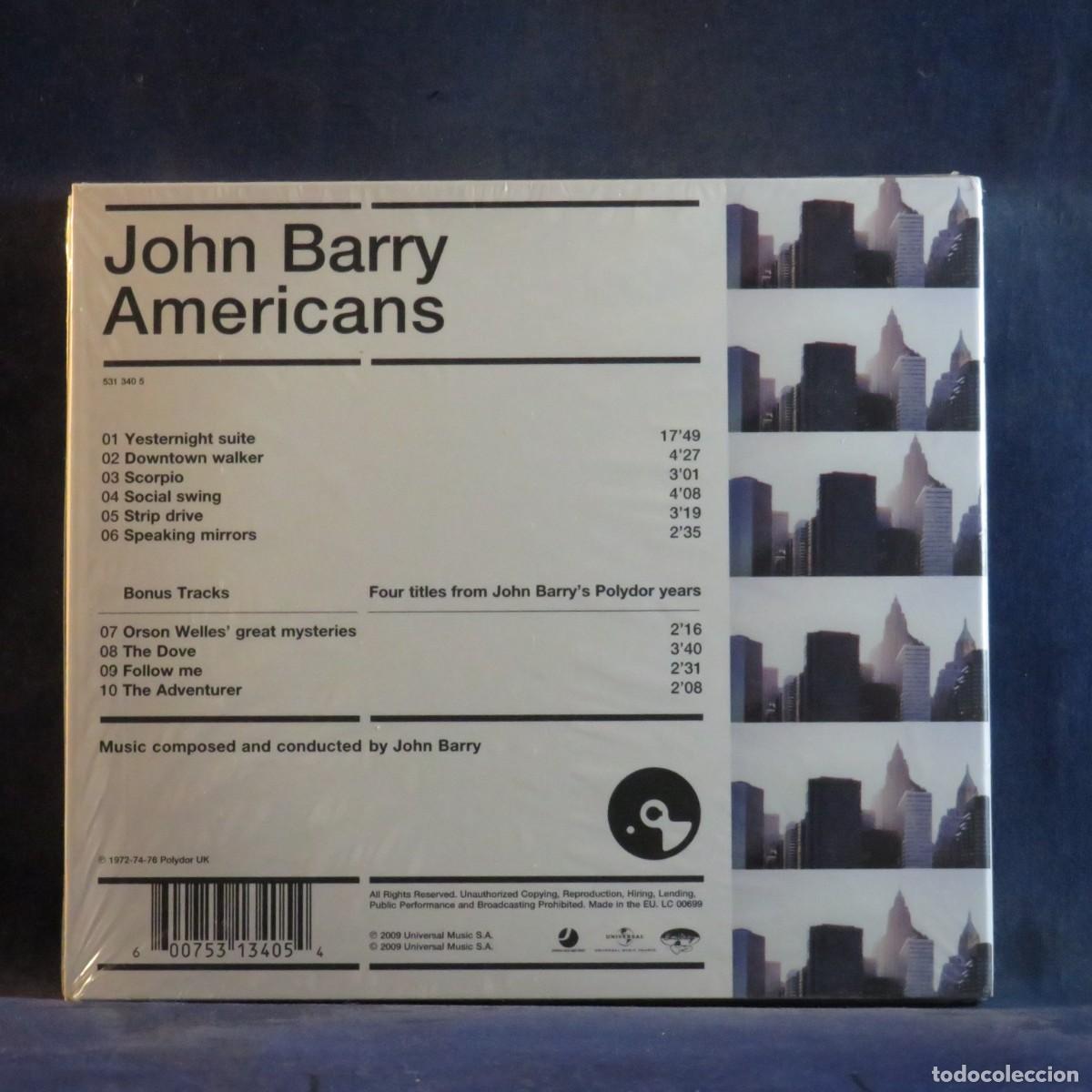 CDs de m&uacute;sica: JOHN BARRY &ndash; AMERICANS - CD - Foto 2