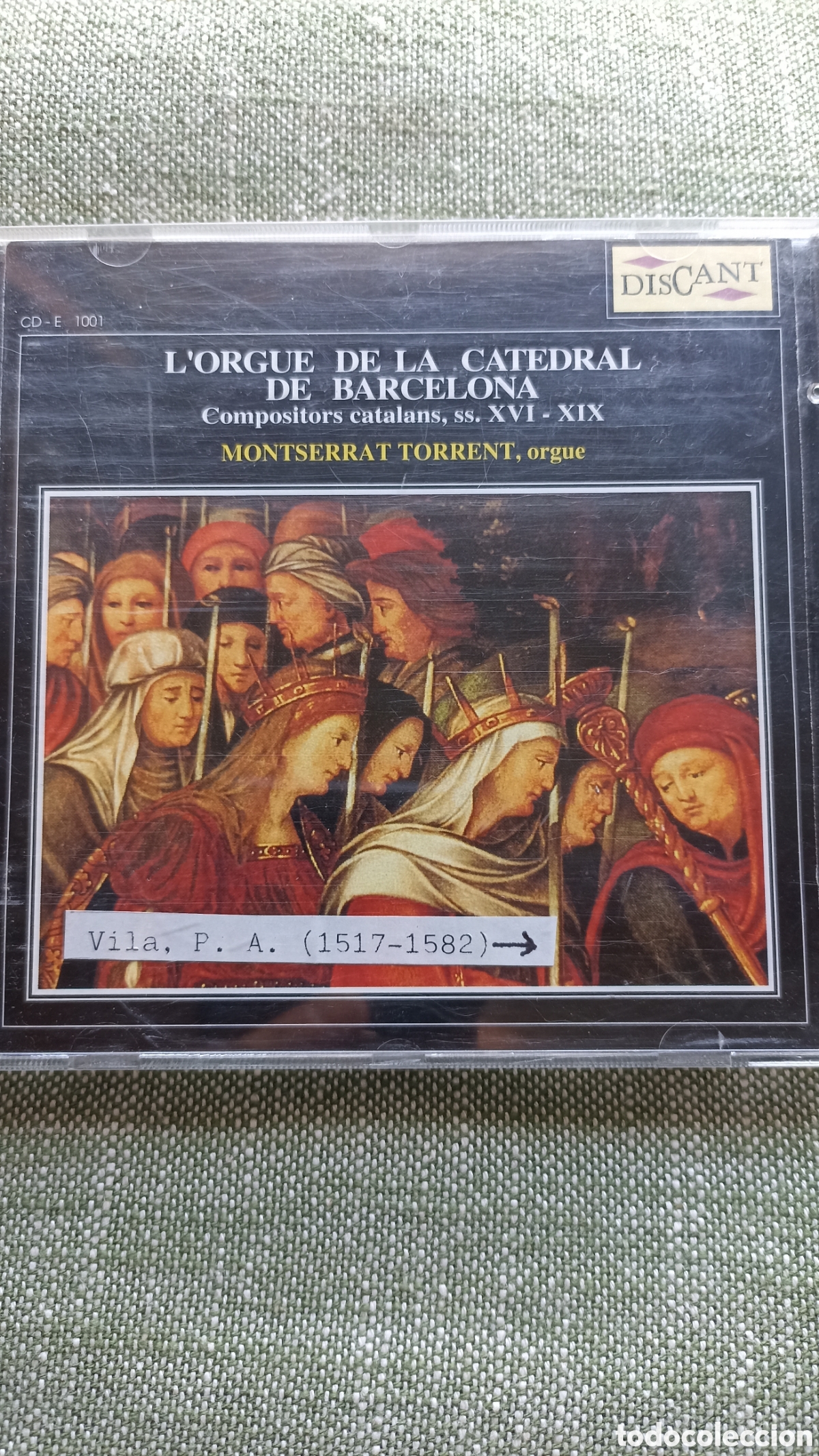 CDs de M&uacute;sica: &rdquo;L'Orgue de la Catedral de Barcelona: Compositors Catalans, SS. XVI - XIX&rdquo; interpretado por la organ