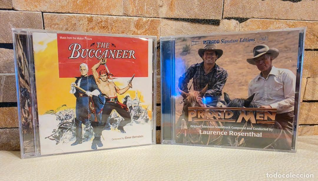 CDs de M&uacute;sica: LOTE 2 BANDAS SONORAS EXCLUSIVAS Y LIMITADAS - THE BUCCANEER Y PROUD MEN - NUEVAS Y PRECINTADAS