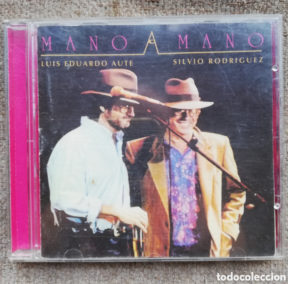 CDs de M&uacute;sica: Luis Eduardo Aute y Silvio Rodr&iacute;guez - Mano a mano. Edici&oacute;n espa&ntilde;ola 1993 1 cd.