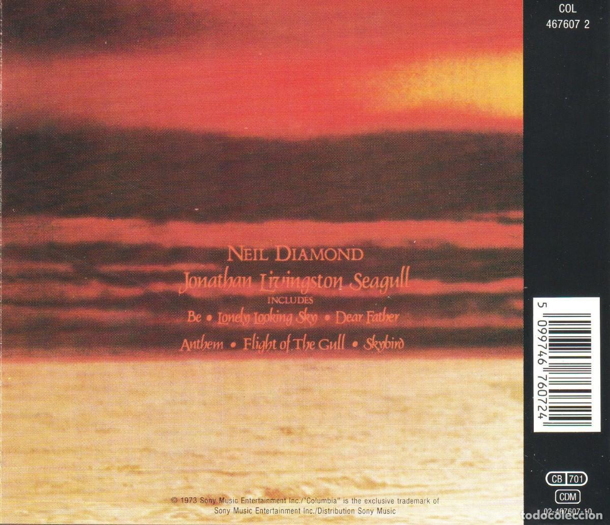 CDs de m&uacute;sica: NEIL DIAMOND. JONATHAN LIVINGSTON SEAGULL. CD. - Foto 2