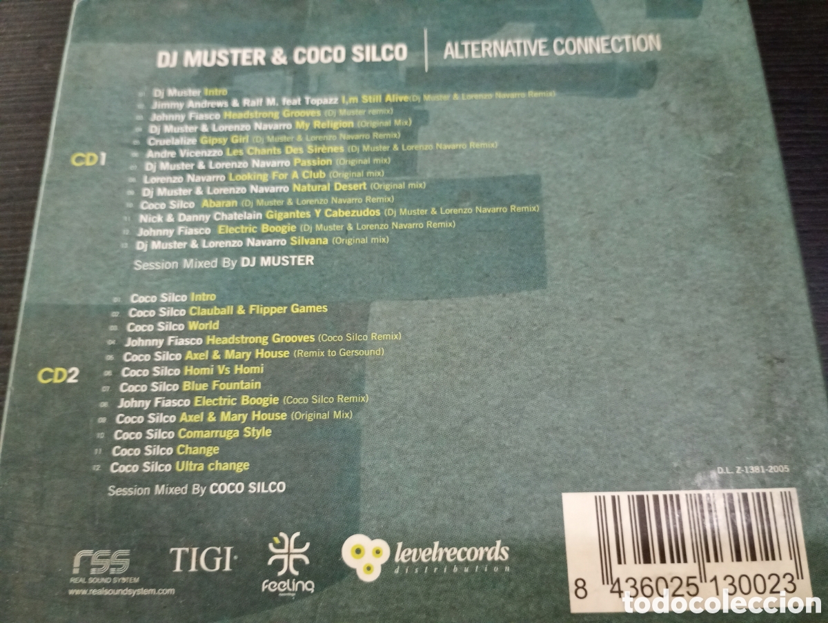 CDs de m&uacute;sica: Dj Muster & Coco Silvo 2 CD alternative connection - Foto 2