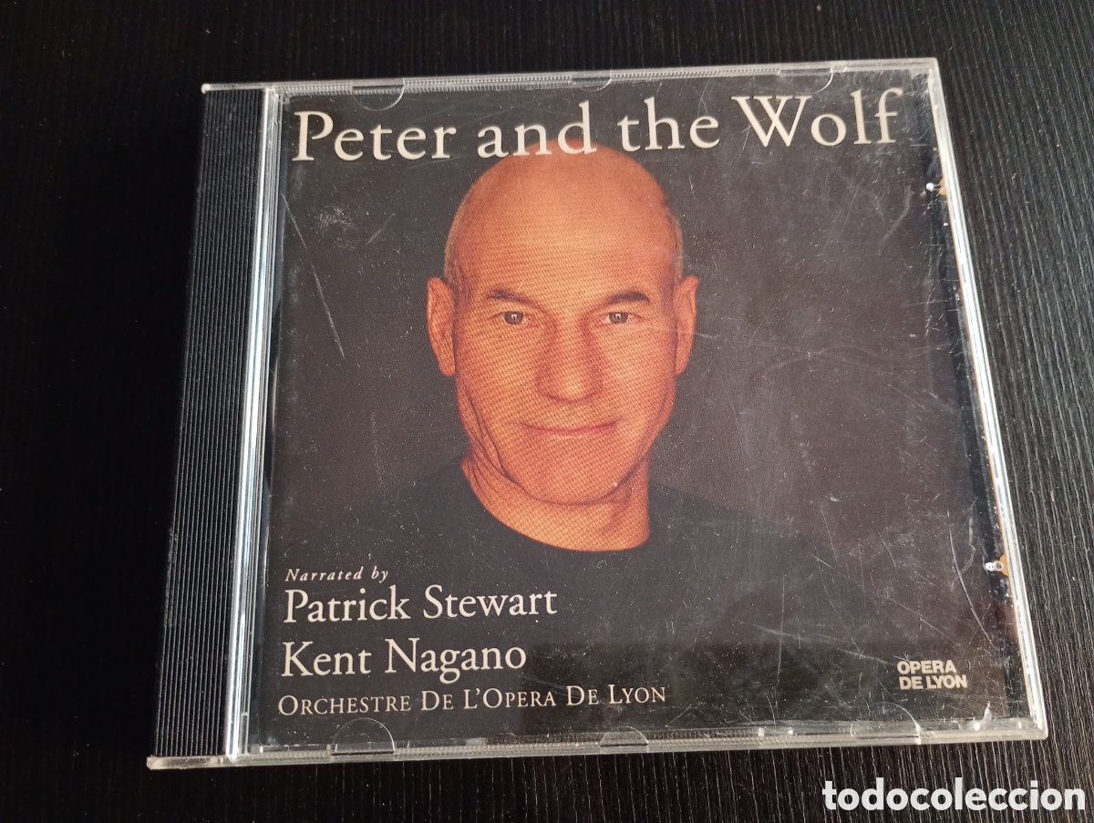 CDs de M&uacute;sica: Peter and the wolf CD Patrick Stewart and Kent Nagano