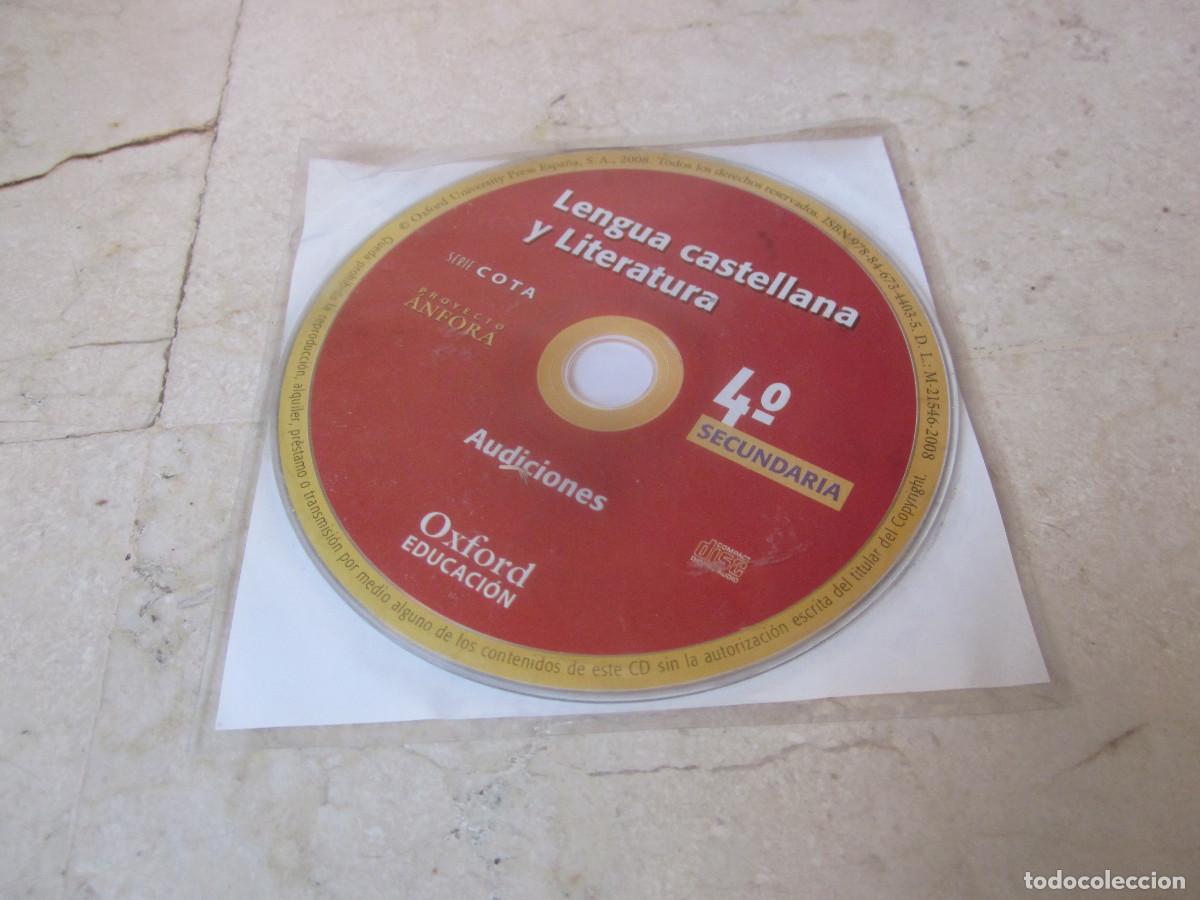 CDs de M&uacute;sica: LENGUA CASTELLANA Y LITERATURA 4&ordm; SECUNDARIA CD - PROYECTO ANFORA - OXFORD EDUCACION 2008