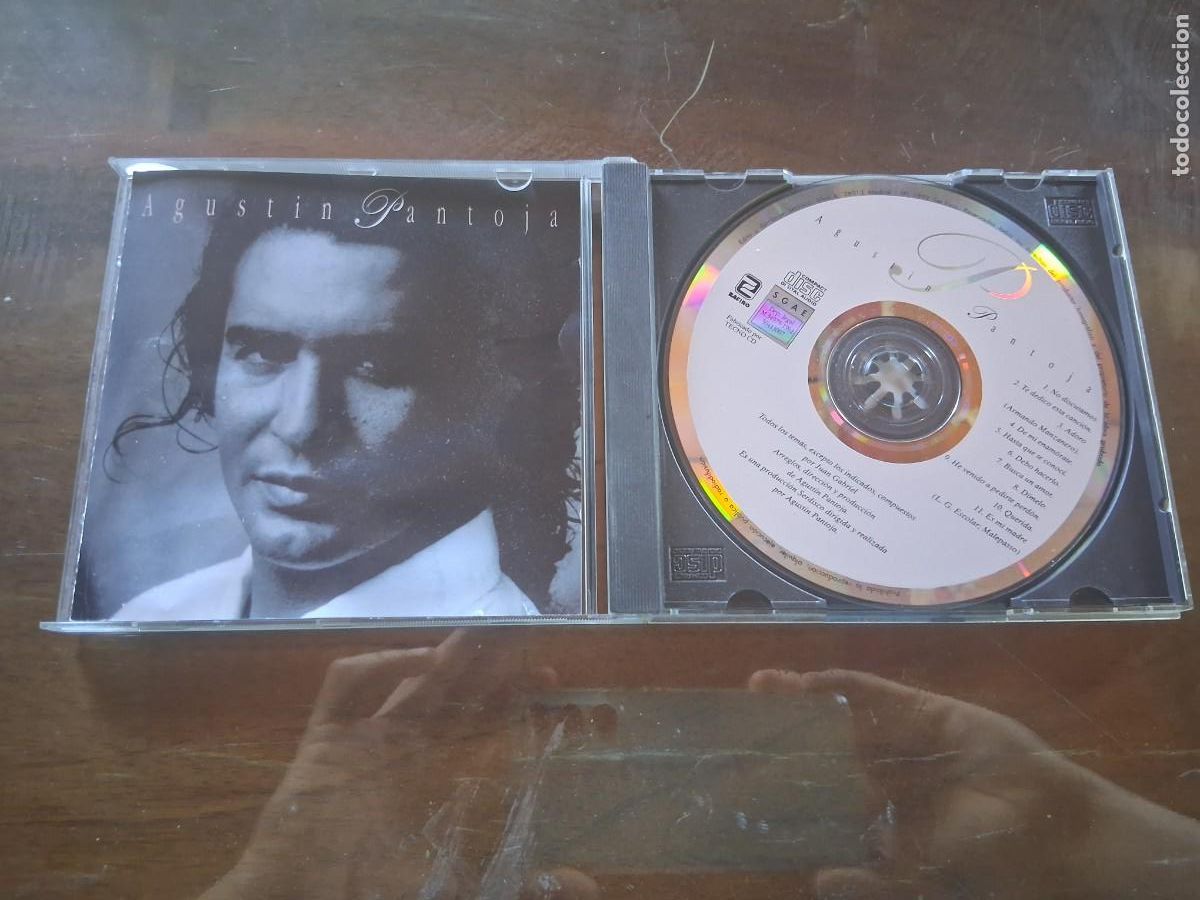 CDs de M&uacute;sica: Cd disco de m&uacute;sica Agust&iacute;n Pantoja