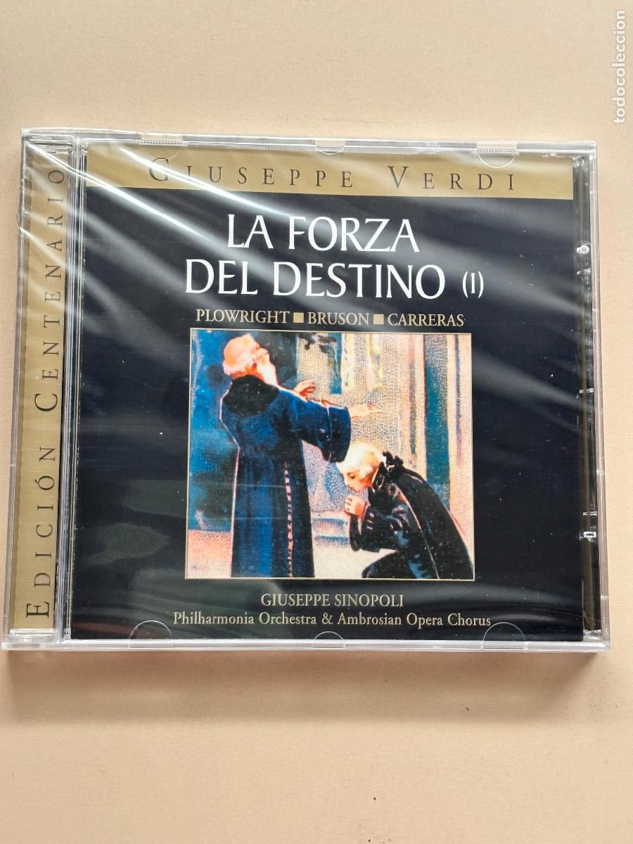 CDs de M&uacute;sica: LA FORZA DEL DESTINO I, CD, PLOWRIGHT, BRUSON, CARRERAS, RBA, 2000, NUEVO SELLADO