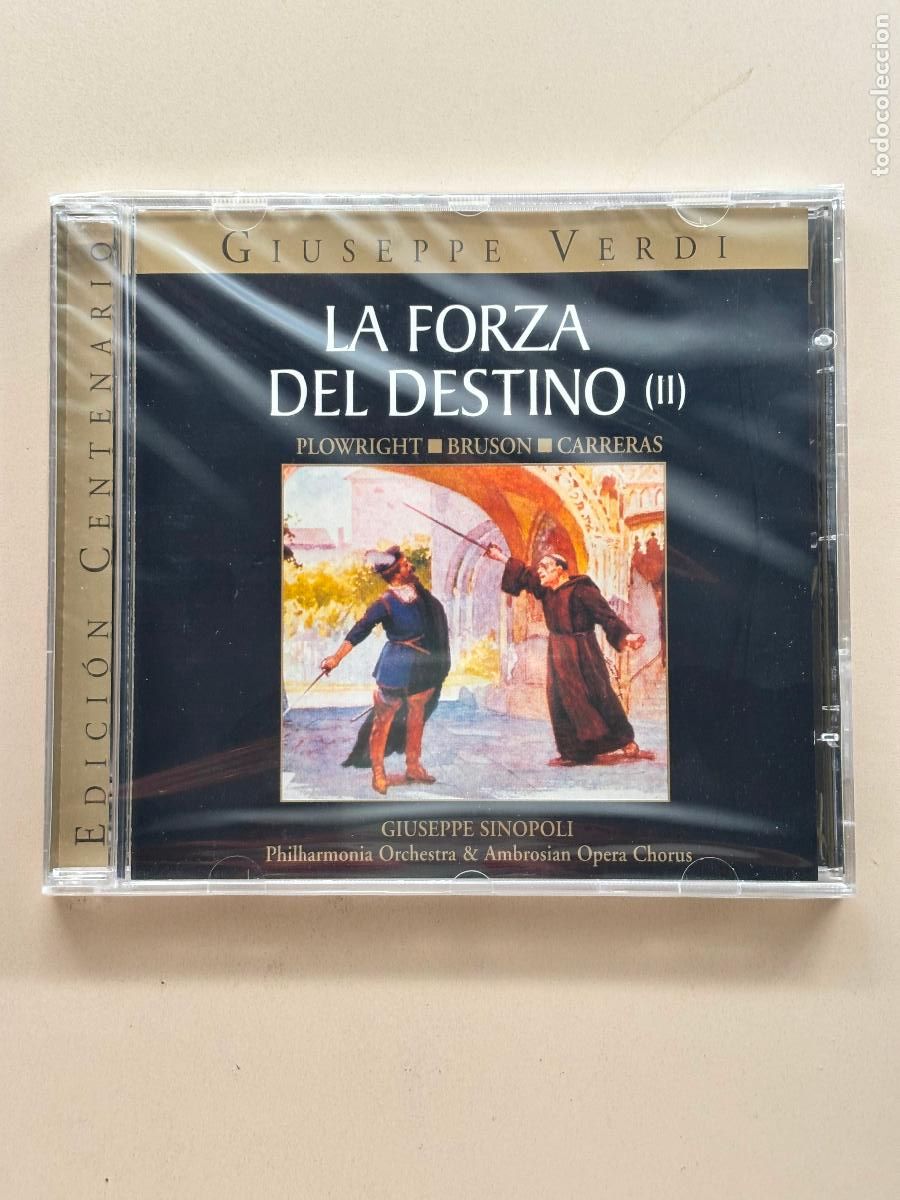 CDs de M&uacute;sica: LA FORZA DEL DESTINO II, CD, PLOWRIGHT, BRUSON, CARRERAS, RBA, 2000, NUEVO SELLADO