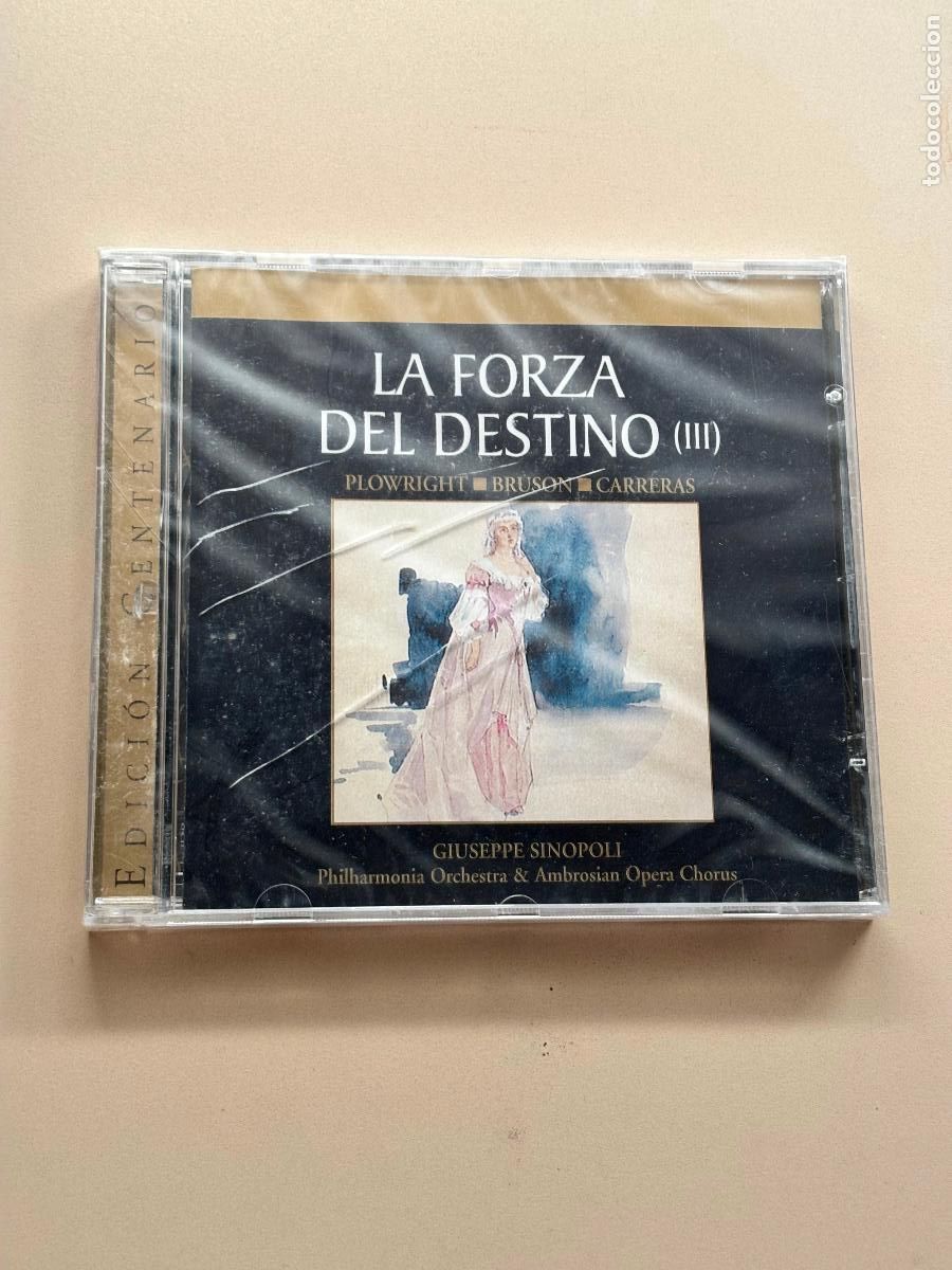CDs de M&uacute;sica: LA FORZA DEL DESTINO III, CD, PLOWRIGHT, BRUSON, CARRERAS, RBA, 2000, NUEVO SELLADO
