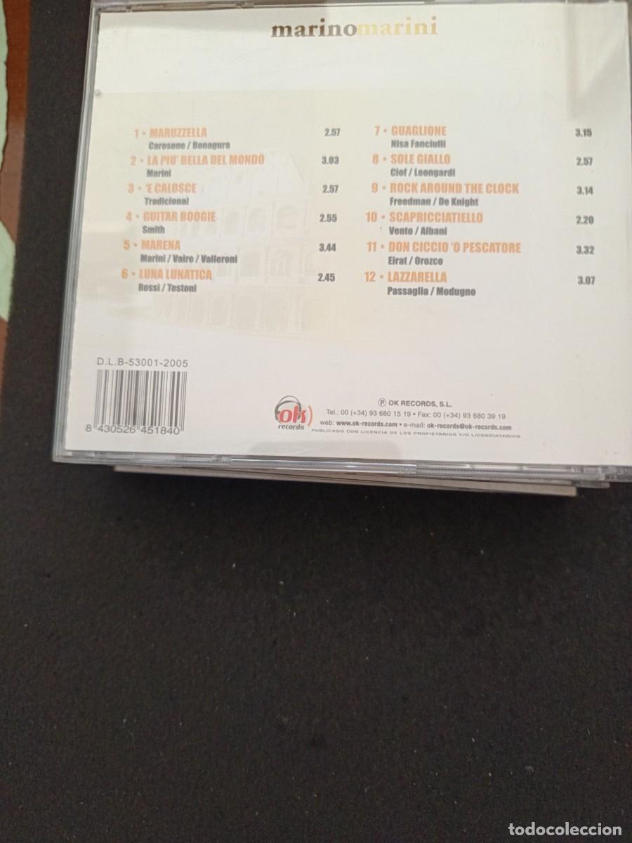 CDs de m&uacute;sica: MARINO MARINI (12 TRACKS) - Foto 2