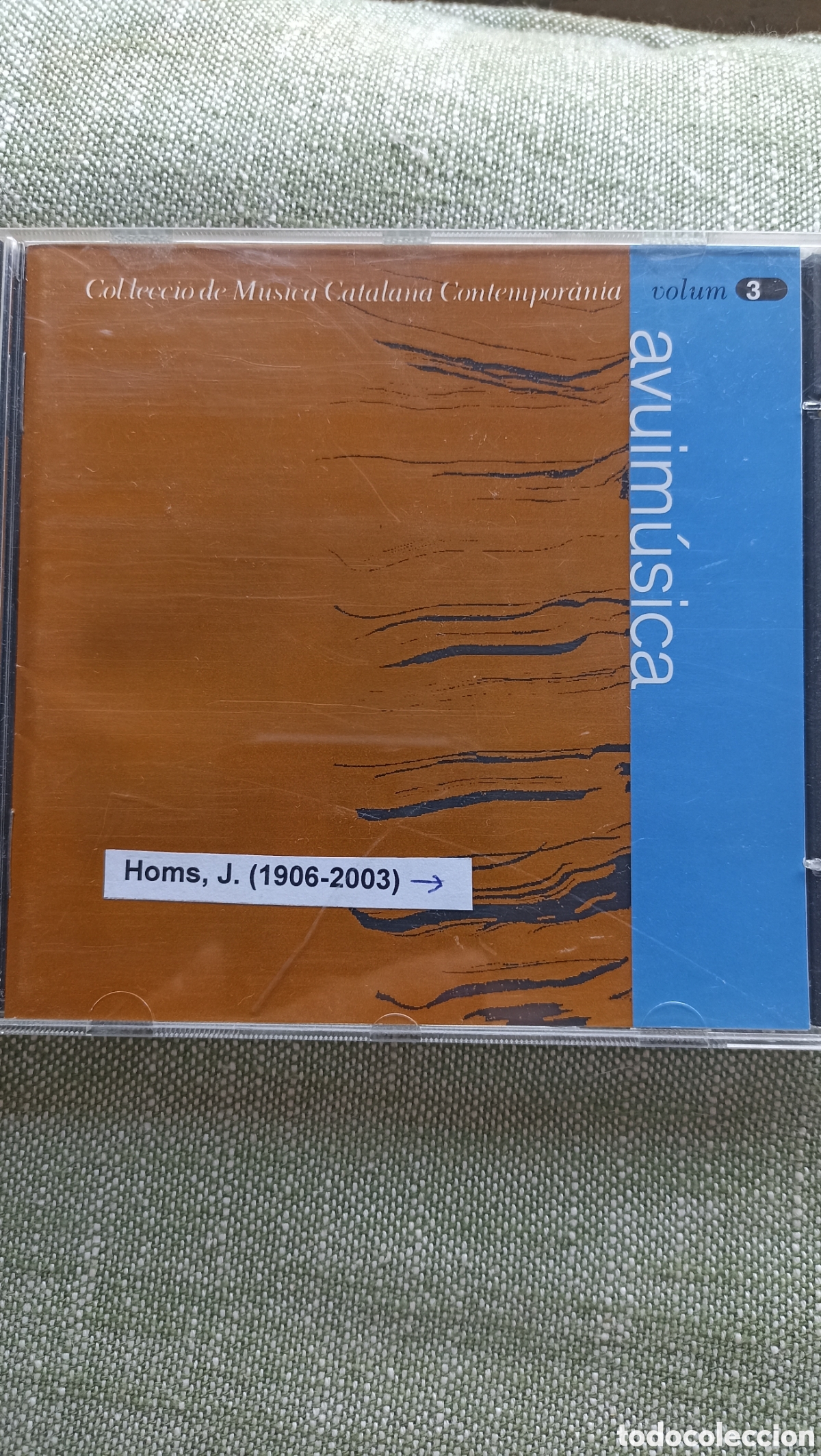 CDs de M&uacute;sica: Descatalogado! Col&middot;lecci&oacute; de M&uacute;sica Catalana Contempor&agrave;nia&rdquo; (volumen 3), dedicada al Joaquim Homs