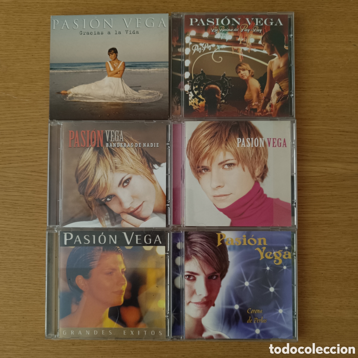 CDs de M&uacute;sica: Pasi&oacute;n Vega Lote 6 CDs