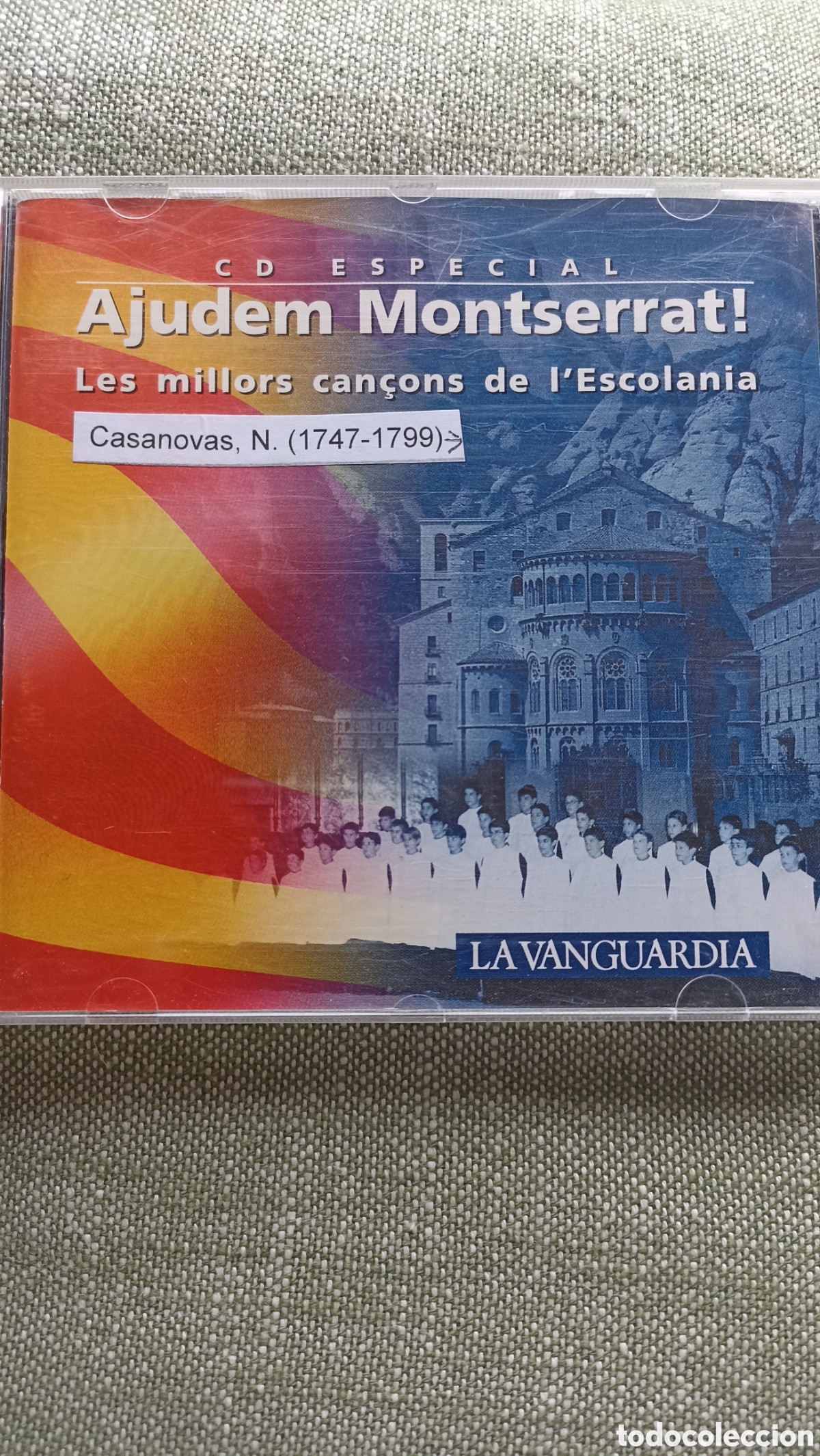 CDs de M&uacute;sica: CD ESPECIAL. AJUDEM MONTSERRAT. LES MILLORS CAN&Ccedil;ONS DE L&Egrave;SCOLANIA