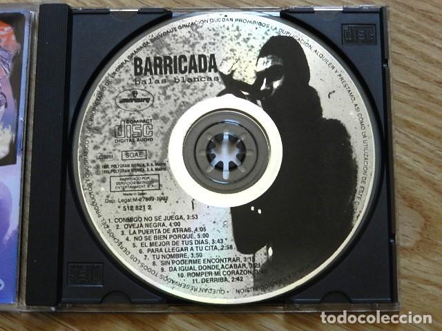 CDs de m&uacute;sica: CD Barricada Balas blancas a&ntilde;o 1992 - Foto 4