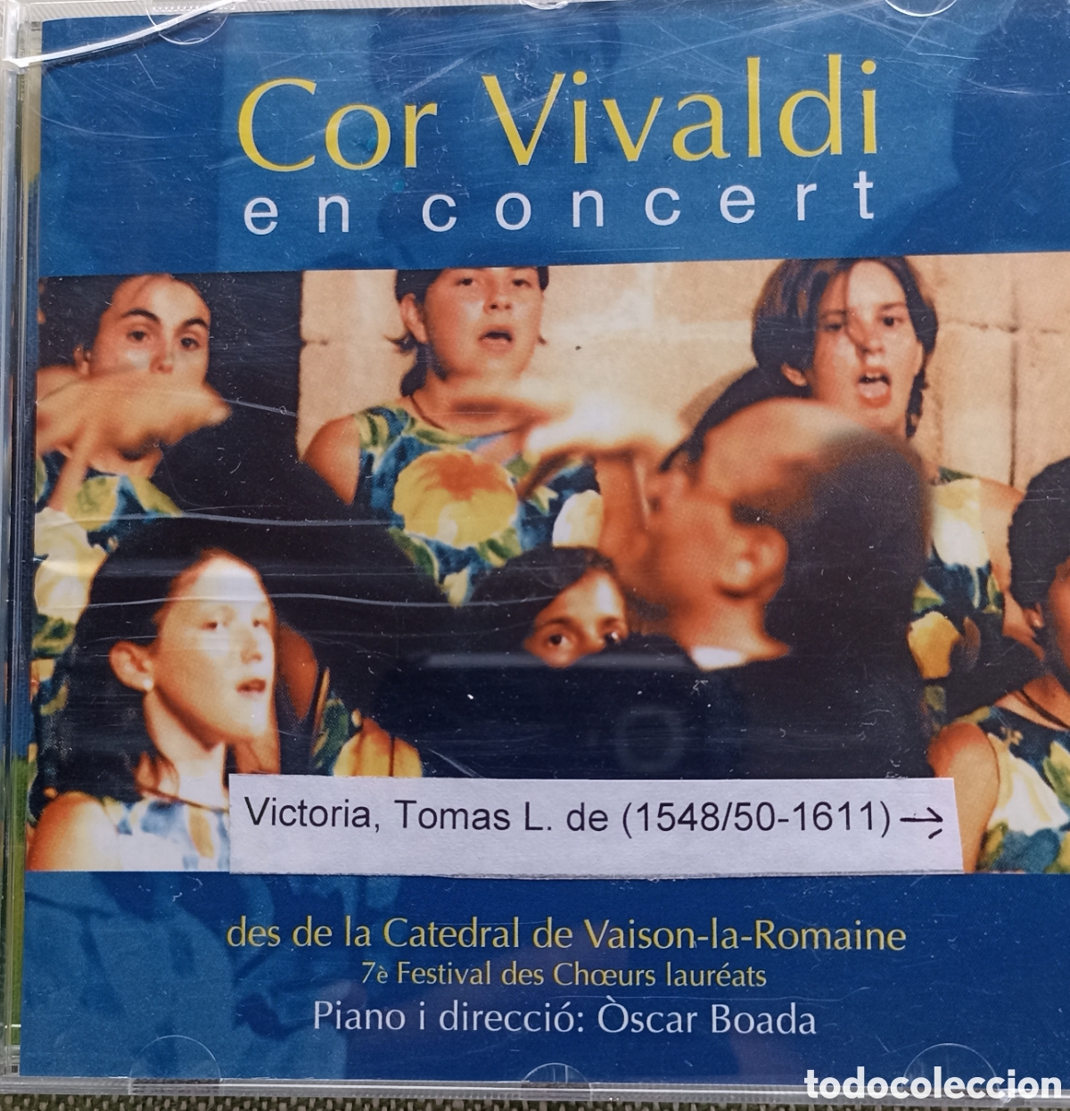CDs de M&uacute;sica: CD &rdquo;Cor Vivaldi en concert&rdquo;, grabado en vivo durante el 7&egrave; Festival des Choeurs laur&eacute;ats en la Cated