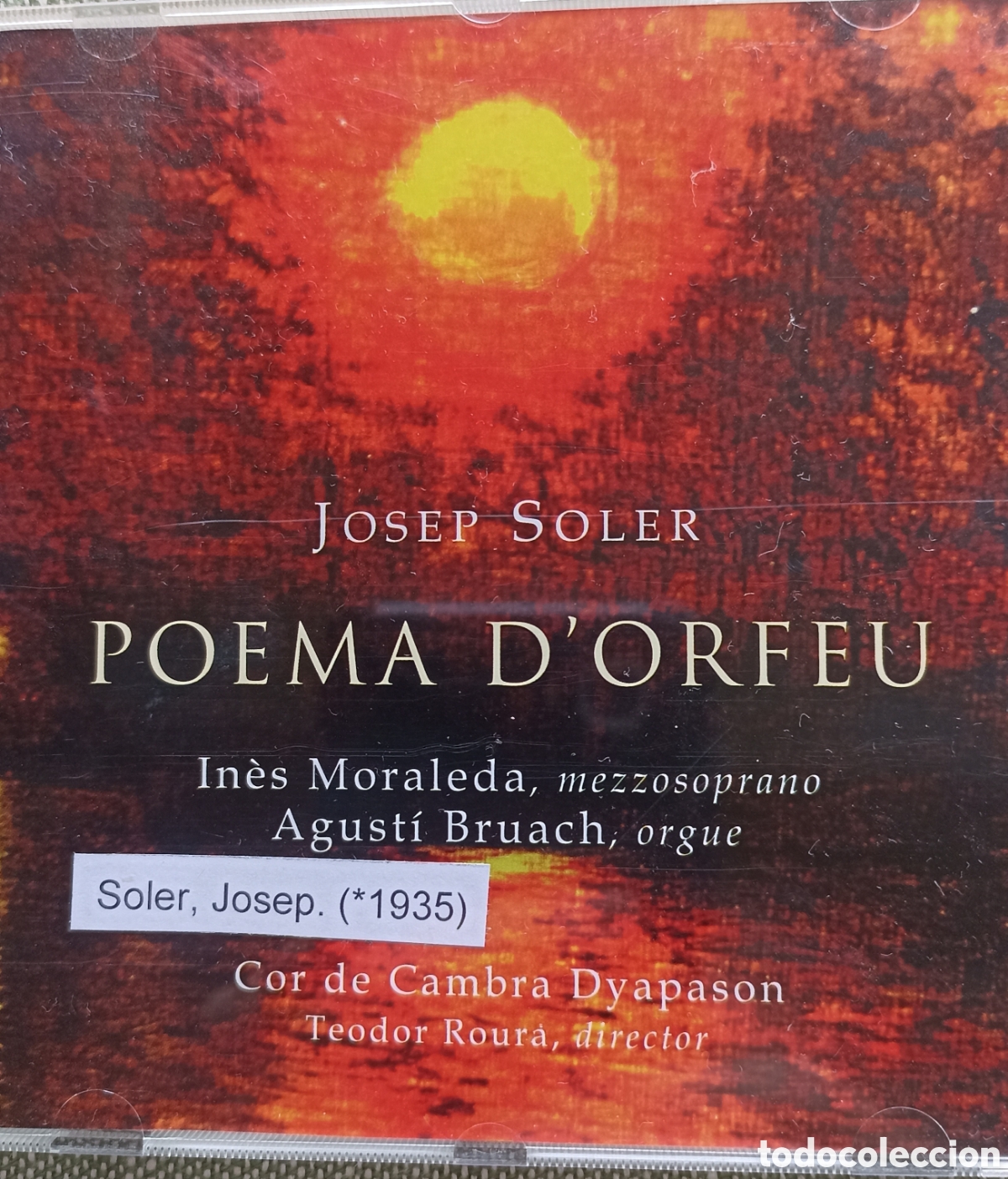 CDs de M&uacute;sica: Poema d'Orfeu es una obra del compositor espa&ntilde;ol Josep Soler.