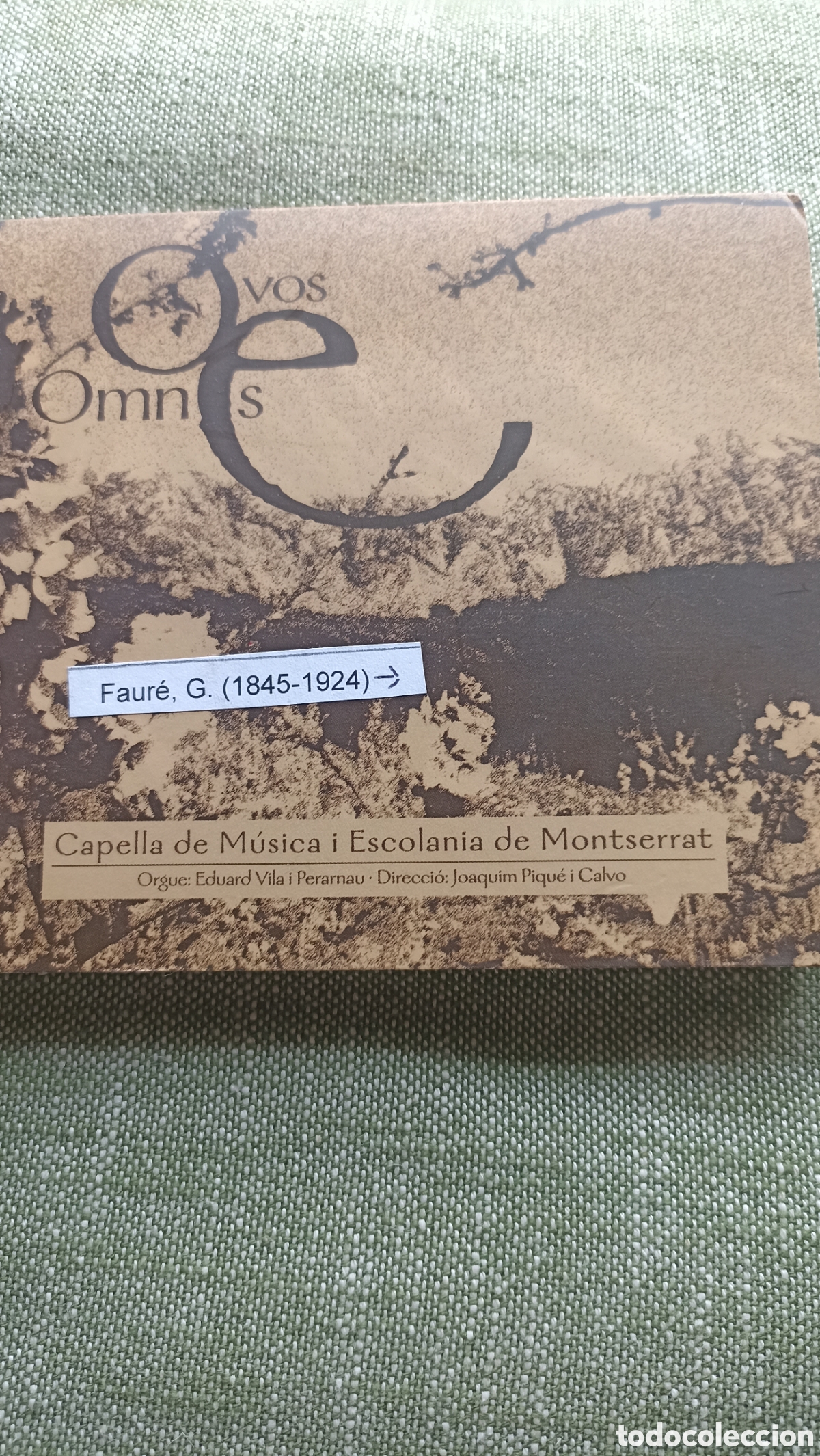 CDs de M&uacute;sica: Capella de M&uacute;sica i Escolania de Montserrat. O Vos Omnes