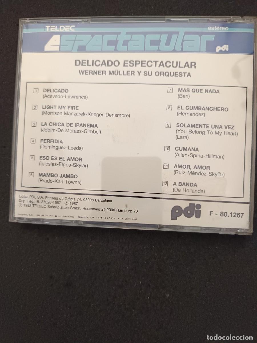 CDs de m&uacute;sica: DELICADO. WERNER M&Uuml;LLER Y SU ORQUESTA (CD, NO VINILO) - Foto 2