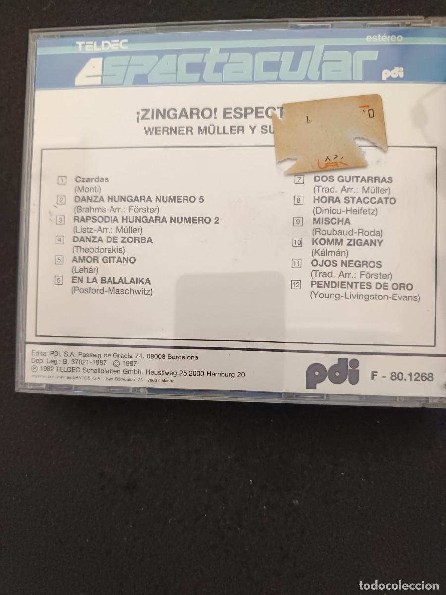 CDs de m&uacute;sica: &iexcl; Z&Iacute;NGARO!. WERNER M&Uuml;LLER Y SU ORQUESTA (CD, NO VINILO) - Foto 2